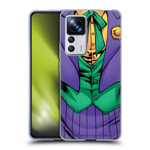 The Joker DC Comics Character Art New 52 Costume Soft Gel Case for Xiaomi 12T Pro