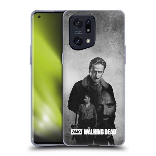 AMC The Walking Dead Double Exposure Rick Soft Gel Case for OPPO Find X5 Pro