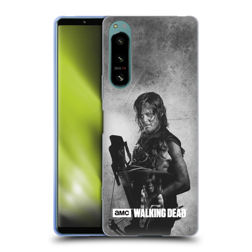 AMC The Walking Dead Double Exposure Daryl Soft Gel Case for Sony Xperia 5 IV
