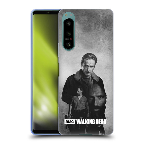 AMC The Walking Dead Double Exposure Rick Soft Gel Case for Sony Xperia 5 IV