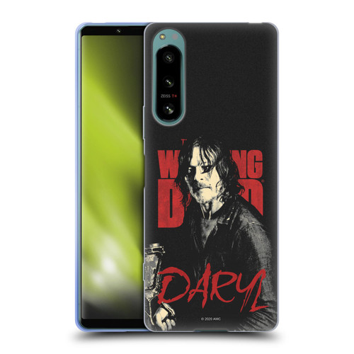 AMC The Walking Dead Season 10 Character Portraits Daryl Soft Gel Case for Sony Xperia 5 IV