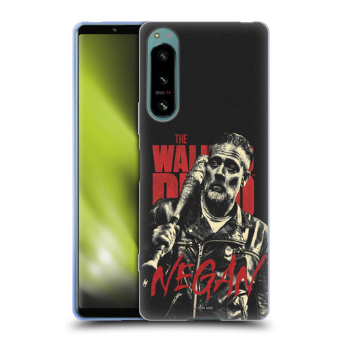 AMC The Walking Dead Season 10 Character Portraits Negan Soft Gel Case for Sony Xperia 5 IV