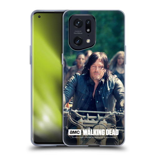 AMC The Walking Dead Daryl Dixon Bike Ride Soft Gel Case for OPPO Find X5 Pro