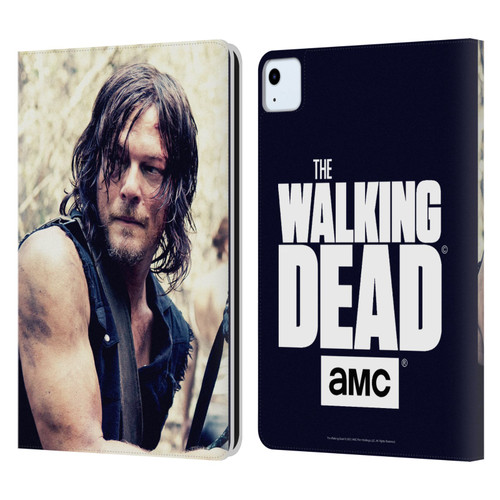 AMC The Walking Dead Daryl Dixon Half Body Leather Book Wallet Case Cover For Apple iPad Air 2020 / 2022