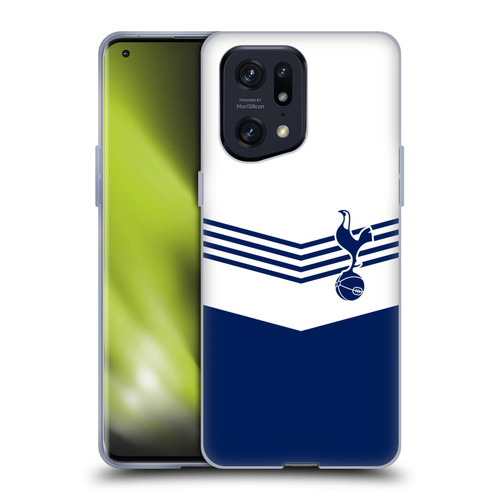 Tottenham Hotspur F.C. Badge 1978 Stripes Soft Gel Case for OPPO Find X5 Pro