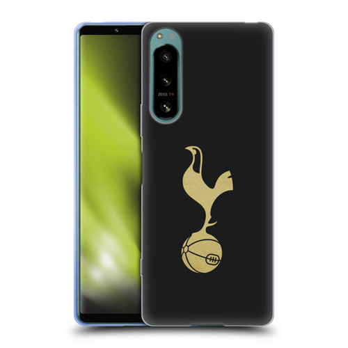 Tottenham Hotspur F.C. Badge Black And Gold Soft Gel Case for Sony Xperia 5 IV