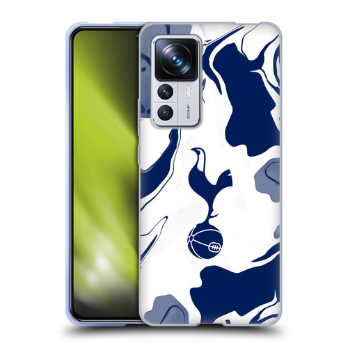 Tottenham Hotspur F.C. Badge Blue And White Marble Soft Gel Case for Xiaomi 12T Pro