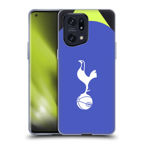 Tottenham Hotspur F.C. 2022/23 Badge Kit Away Soft Gel Case for OPPO Find X5 Pro