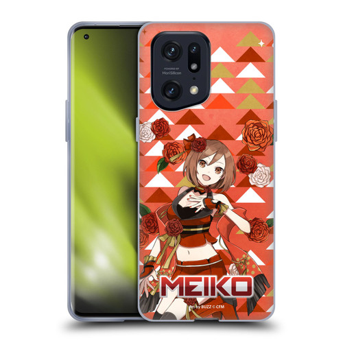 Hatsune Miku Characters Meiko Soft Gel Case for OPPO Find X5 Pro