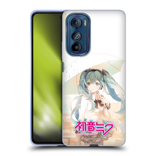 Hatsune Miku Graphics Rain Soft Gel Case for Motorola Edge 30