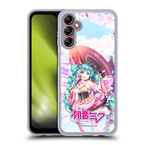 Hatsune Miku Graphics Sakura Soft Gel Case for Samsung Galaxy A14 5G