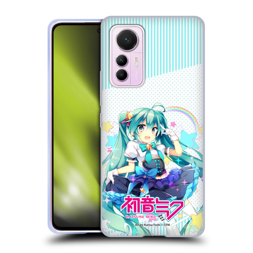 Hatsune Miku Graphics Stars And Rainbow Soft Gel Case for Xiaomi 12 Lite