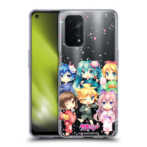 Hatsune Miku Virtual Singers Characters Soft Gel Case for OPPO A54 5G