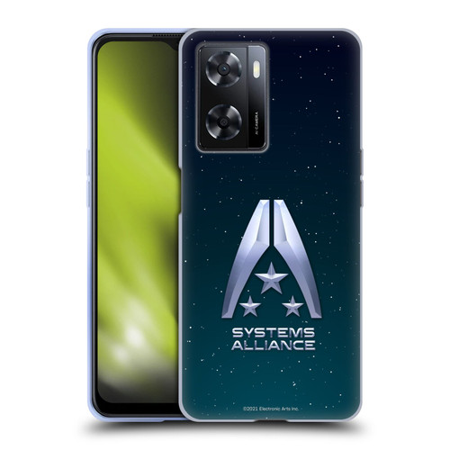 EA Bioware Mass Effect Graphics Systems Alliance Logo Soft Gel Case for OPPO A57s
