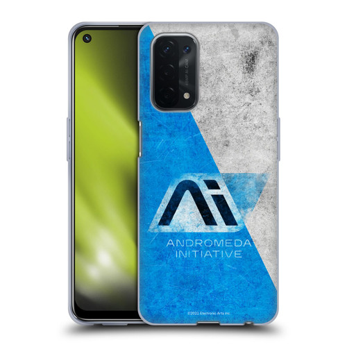 EA Bioware Mass Effect Andromeda Graphics Initiative Distressed Soft Gel Case for OPPO A54 5G