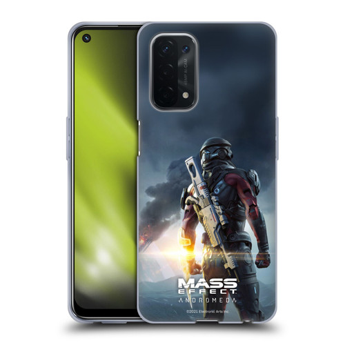 EA Bioware Mass Effect Andromeda Graphics Key Art Super Deluxe 2017 Soft Gel Case for OPPO A54 5G