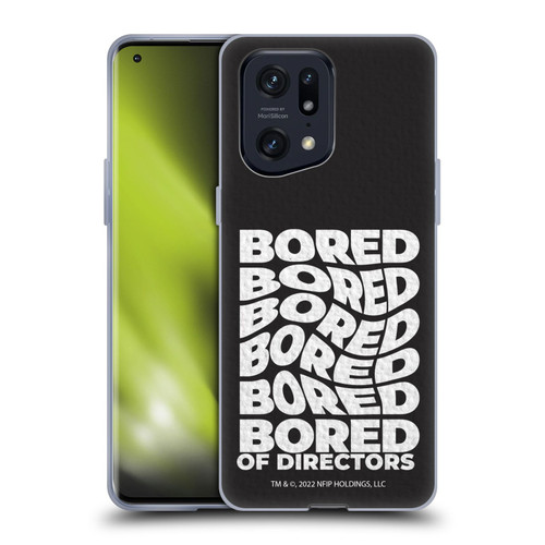 Bored of Directors Graphics Bored Soft Gel Case for OPPO Find X5 Pro