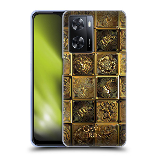 HBO Game of Thrones Golden Sigils All Houses Soft Gel Case for OPPO A57s