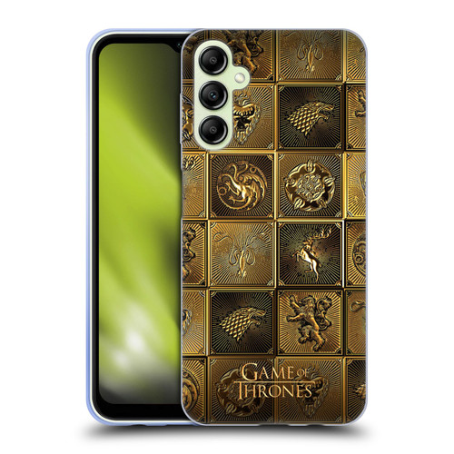 HBO Game of Thrones Golden Sigils All Houses Soft Gel Case for Samsung Galaxy A14 5G