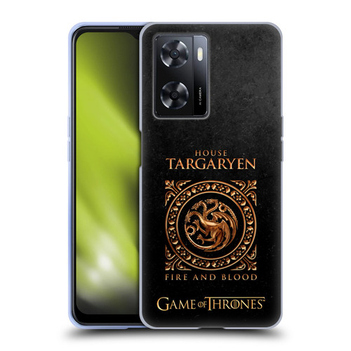 HBO Game of Thrones Metallic Sigils Targaryen Soft Gel Case for OPPO A57s