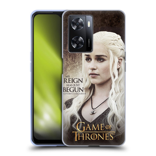 HBO Game of Thrones Character Quotes Daenerys Targaryen Soft Gel Case for OPPO A57s