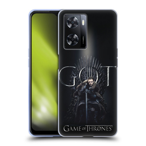 HBO Game of Thrones Season 8 For The Throne 1 Jon Snow Soft Gel Case for OPPO A57s