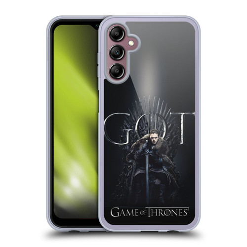HBO Game of Thrones Season 8 For The Throne 1 Jon Snow Soft Gel Case for Samsung Galaxy A14 5G