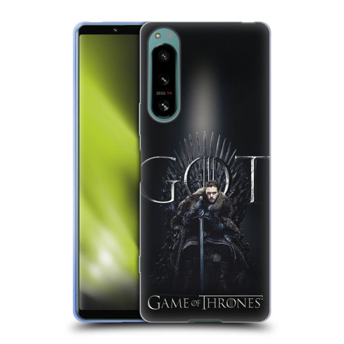HBO Game of Thrones Season 8 For The Throne 1 Jon Snow Soft Gel Case for Sony Xperia 5 IV