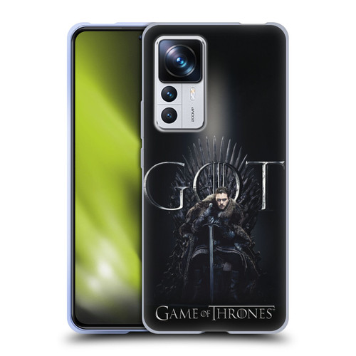 HBO Game of Thrones Season 8 For The Throne 1 Jon Snow Soft Gel Case for Xiaomi 12T Pro