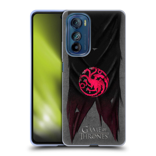 HBO Game of Thrones Sigil Flags Targaryen Soft Gel Case for Motorola Edge 30