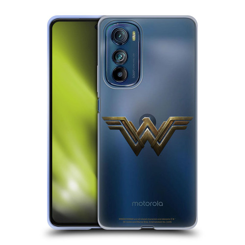 Wonder Woman Movie Logos Main Soft Gel Case for Motorola Edge 30