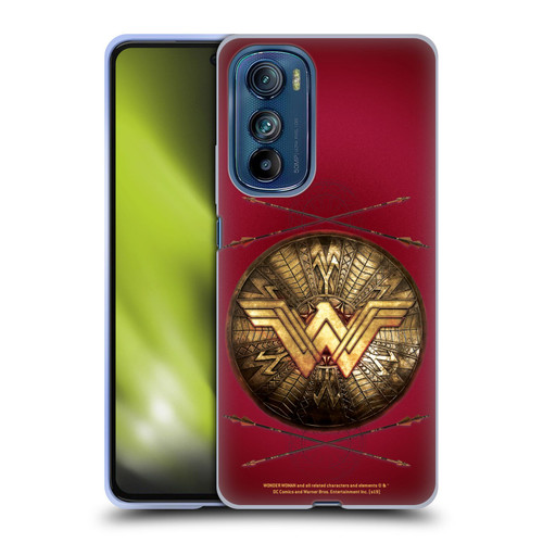 Wonder Woman Movie Logos Shield And Arrows Soft Gel Case for Motorola Edge 30