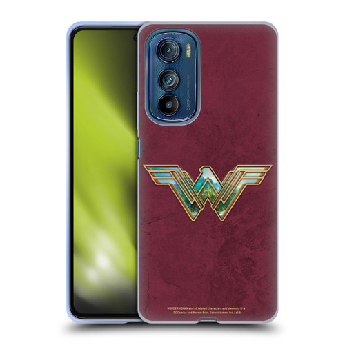 Wonder Woman Movie Logos Themiscyra Soft Gel Case for Motorola Edge 30