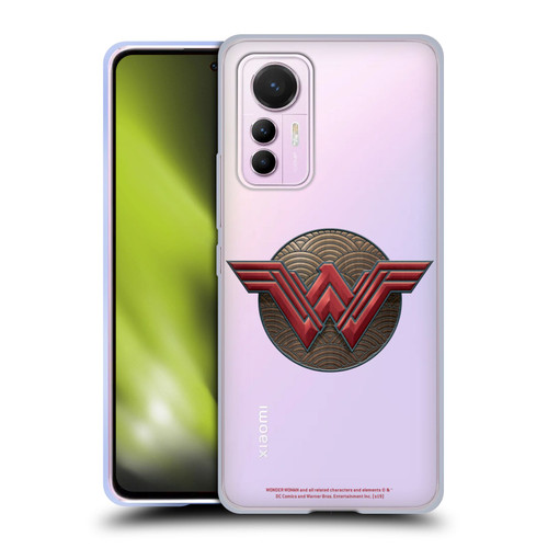 Wonder Woman Movie Logos Waves Soft Gel Case for Xiaomi 12 Lite