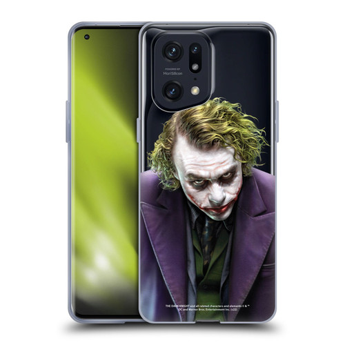 The Dark Knight Character Art Joker Soft Gel Case for OPPO Find X5 Pro