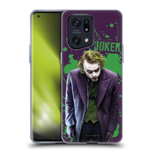 The Dark Knight Graphics Character Art Soft Gel Case for OPPO Find X5 Pro