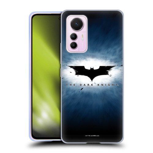 The Dark Knight Graphics Logo Soft Gel Case for Xiaomi 12 Lite
