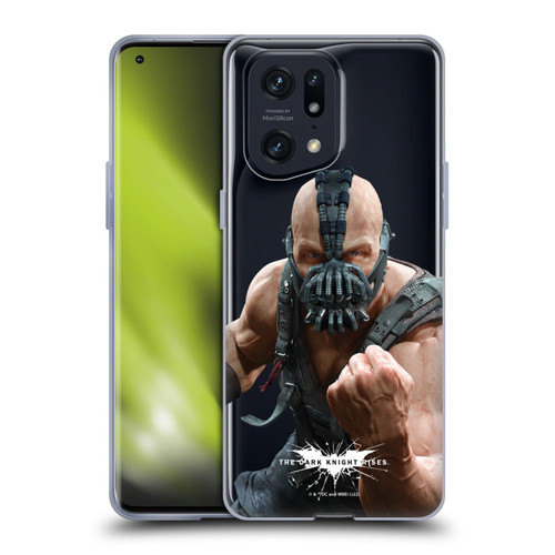 The Dark Knight Rises Character Art Bane Soft Gel Case for OPPO Find X5 Pro