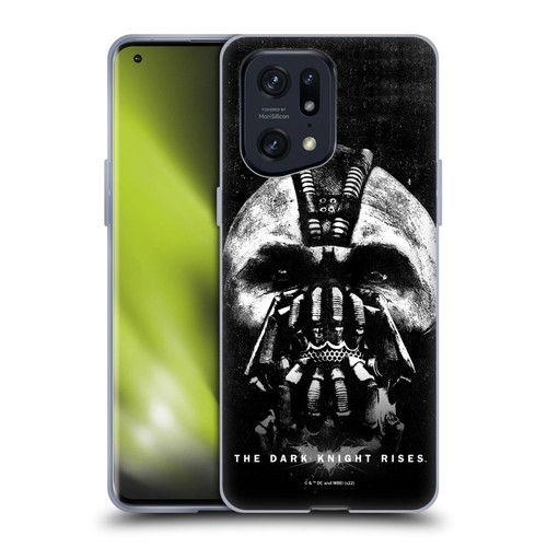 The Dark Knight Rises Key Art Bane Soft Gel Case for OPPO Find X5 Pro