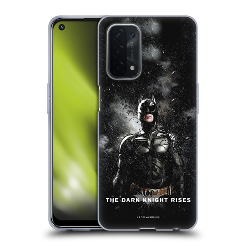 The Dark Knight Rises Key Art Batman Rain Poster Soft Gel Case for OPPO A54 5G