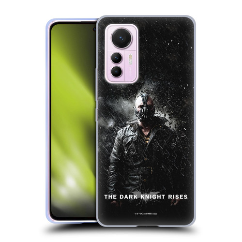 The Dark Knight Rises Key Art Bane Rain Poster Soft Gel Case for Xiaomi 12 Lite