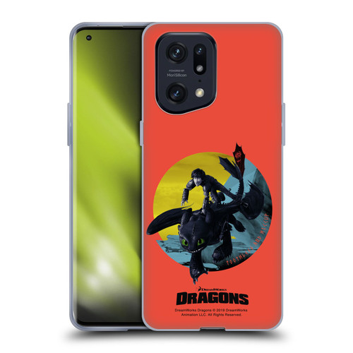 How To Train Your Dragon II Hiccup And Toothless Duo Soft Gel Case for OPPO Find X5 Pro