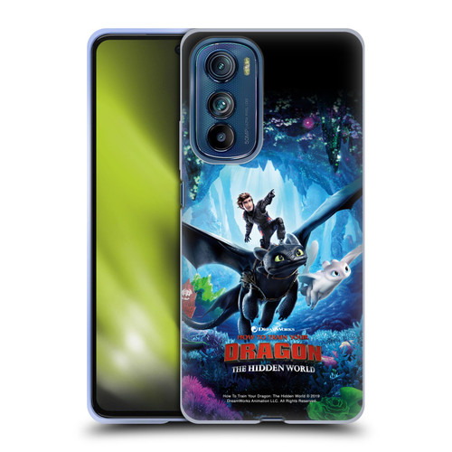 How To Train Your Dragon III The Hidden World Hiccup, Toothless & Light Fury 2 Soft Gel Case for Motorola Edge 30