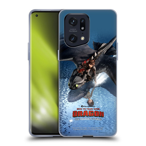 How To Train Your Dragon III The Hidden World Hiccup & Toothless 2 Soft Gel Case for OPPO Find X5 Pro