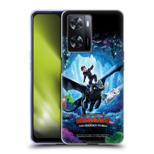 How To Train Your Dragon III The Hidden World Hiccup, Toothless & Light Fury 2 Soft Gel Case for OPPO A57s