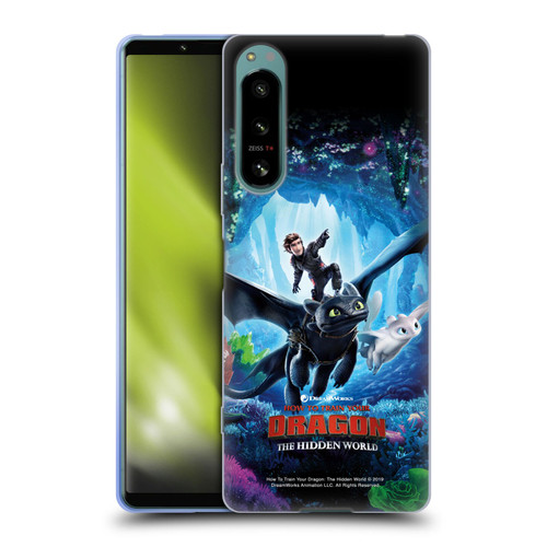 How To Train Your Dragon III The Hidden World Hiccup, Toothless & Light Fury 2 Soft Gel Case for Sony Xperia 5 IV