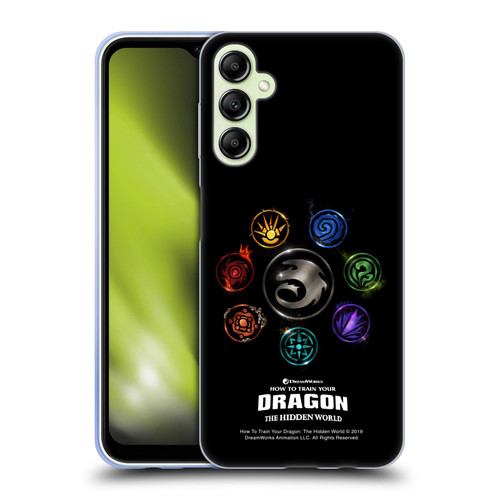 How To Train Your Dragon III Icon Art Group Soft Gel Case for Samsung Galaxy A14 5G