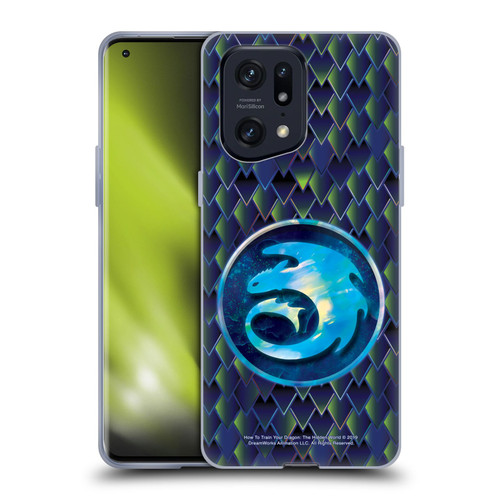 How To Train Your Dragon III Night And Light Night Dragonscale Pattern Soft Gel Case for OPPO Find X5 Pro