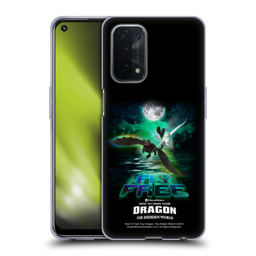 How To Train Your Dragon III Night And Light Toothless & Light Fury Fly Soft Gel Case for OPPO A54 5G