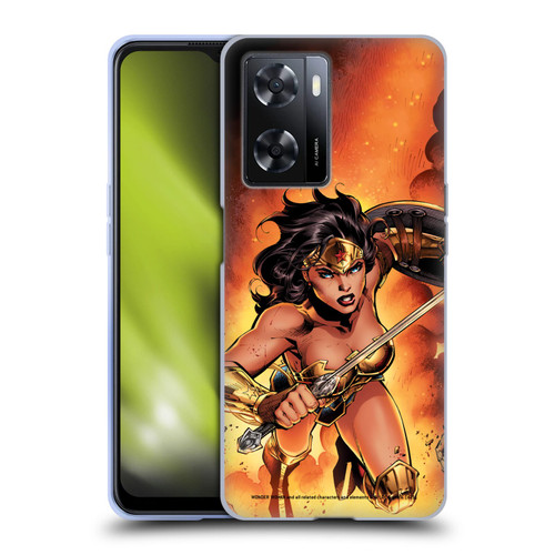 Wonder Woman DC Comics Comic Book Cover Justice League #4 2018 Soft Gel Case for OPPO A57s